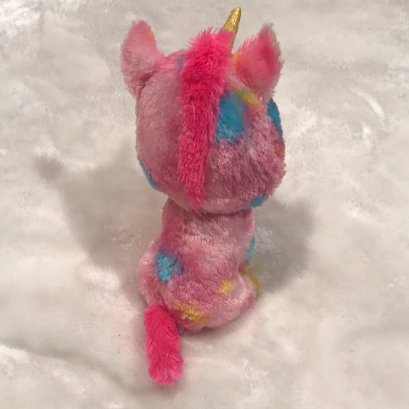 TY Beanie Boo Unicorn Bean Bag Plush Stuffed Animal - Picture 4 of 9